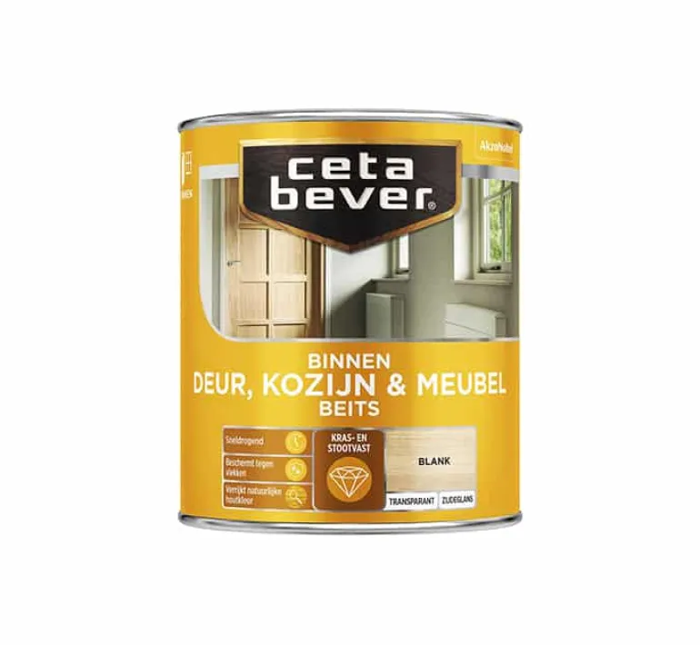 CetaBever Deur, Kozijn & Meubelbeits Transparant