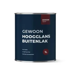Gewoon Hoogglans Buitenlak