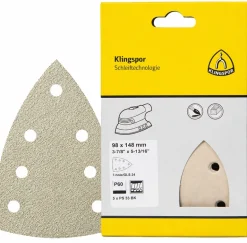 Klingspor Schuurpapier Delta 98×148 mm (5 stuks)
