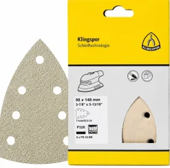 Klingspor Schuurpapier Delta 98×148 mm (5 stuks)
