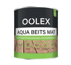 Oolex Aqua Beits Mat Zwart