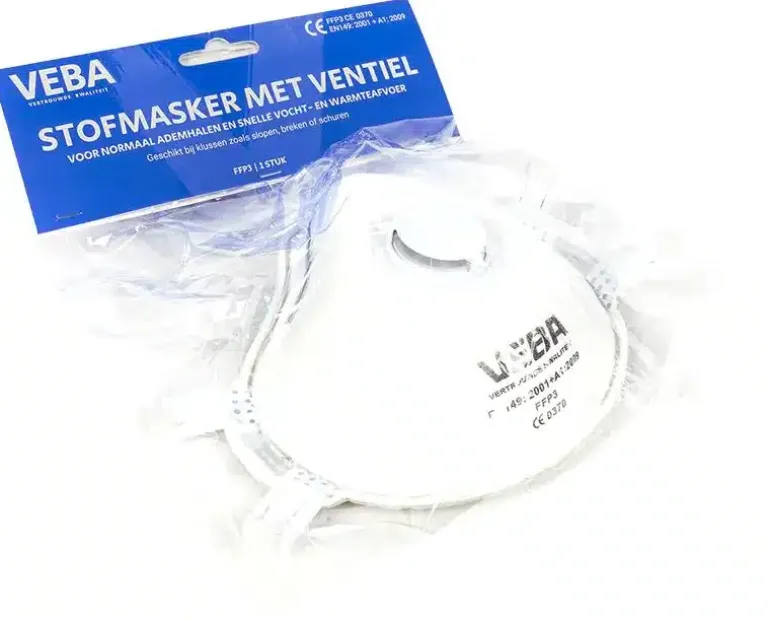 Stofmasker FFP3+Ventiel