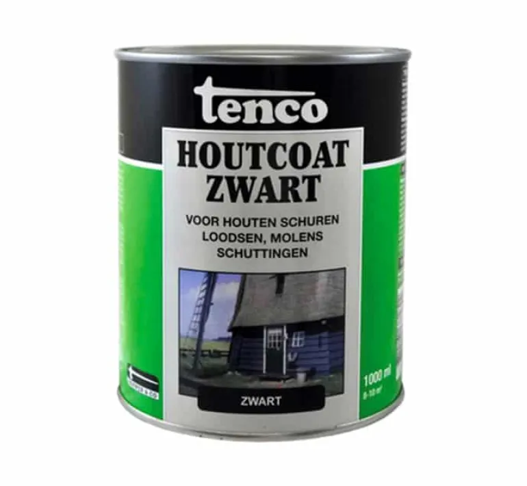 Tenco Houtcoat Zwart