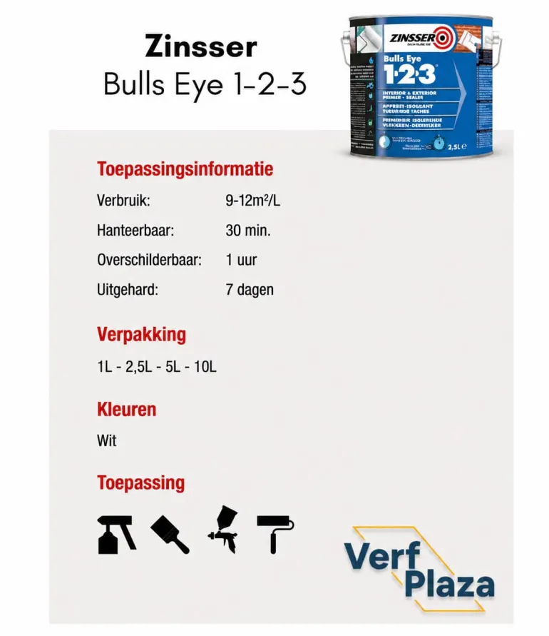 Zinsser Bulls Eye 1-2-3